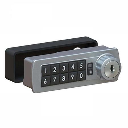 LOCKEY Lockey: GE370 Gemini Electronic Keypad Combination Cabinet Lock - Silver - Right LK-GE370-S-R